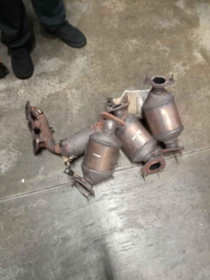 catalytic converter and DPF