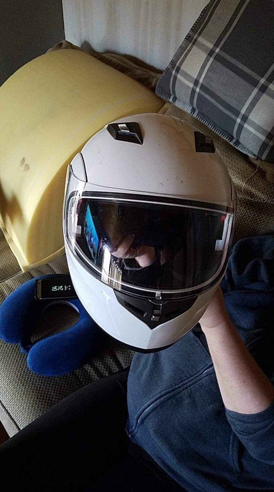 freedconn bluetooth helmet from the front